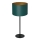 Bordlampe ARDEN 1xE27/60W/230V diameter 25 cm grøn/guldfarvet