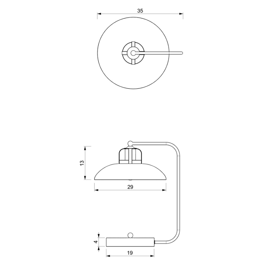 Bordlampe FELIX 1xE27/60W/230V grøn