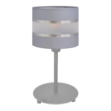Bordlampe HELEN 1xE27/60W/230V grå/sølvfarvet