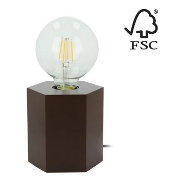 Bordlampe HEXAR 1xE27/25W/230V - FSC-certificeret