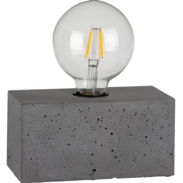 Bordlampe STRONG DOUBLE 1xE27/25W/230V beton - FSC-certificeret