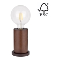 Bordlampe TASSE 1xE27/25W/230V bøg - FSC-certificeret