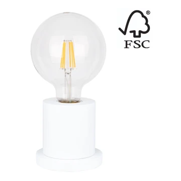 Bordlampe TASSE 1xE27/25W/230V bøg - FSC-certificeret