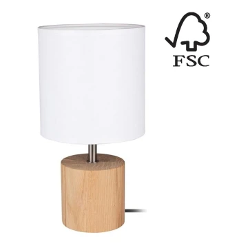 Bordlampe TRONGO ROUND 1xE27/25W/230V - FSC-certificeret