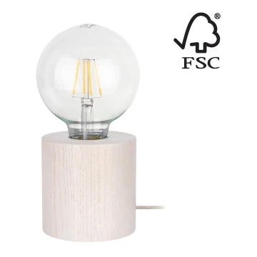 Bordlampe TRONGO ROUND 1xE27/25W/230V - FSC-certificeret