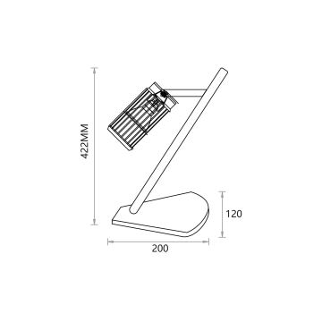 Bordlampe VERTICAL 1xGU10/8W/230V hvid