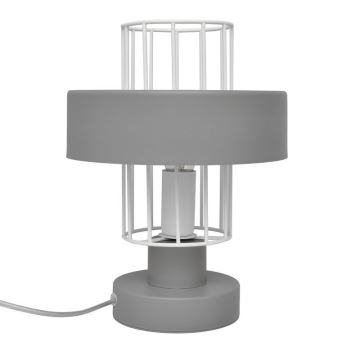 Bordlampe VOLTA 1xE27/60W/230V grå