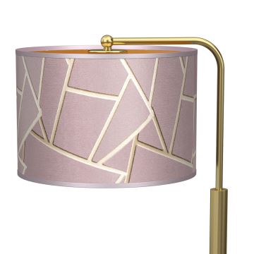 Bordlampe ZIGGY 1xE27/60W/230V pink/guldfarvet