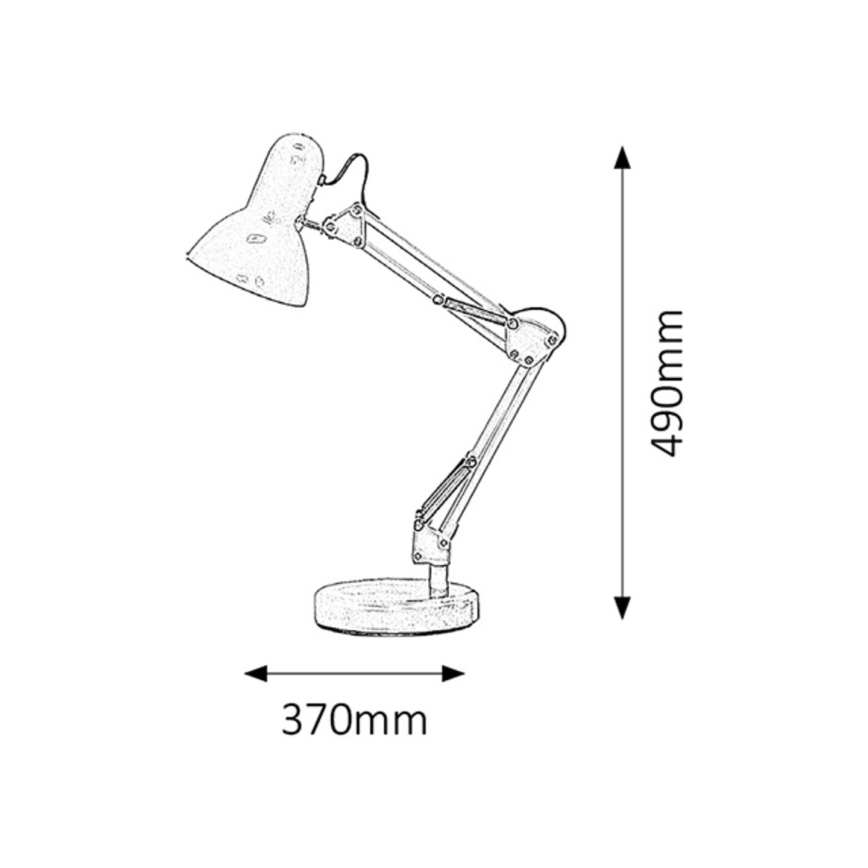 Brilagi - LED bordlampe ROMERO 1xE27/10W/230V grøn