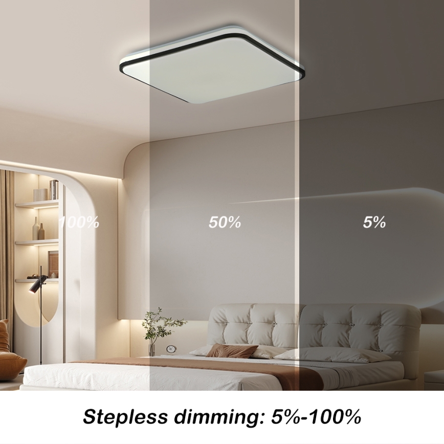 Brilagi - LED loftlampe dæmpbar SMART LED/28W/230V 3000-6000K 40x40 cm Wi-Fi Tuya + fjernbetjening