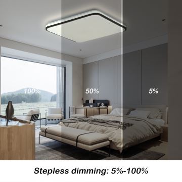 Brilagi - LED loftlampe dæmpbar SMART LED/36W/230V 3000-6000K 45x45 cm Wi-Fi Tuya + fjernbetjening