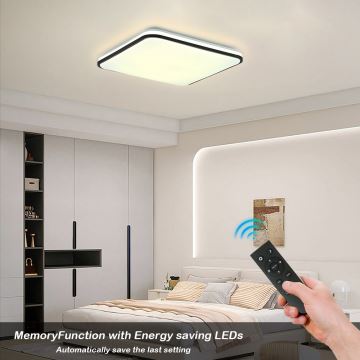 Brilagi - LED loftlampe dæmpbar SMART LED/36W/230V 3000-6000K 45x45 cm Wi-Fi Tuya + fjernbetjening