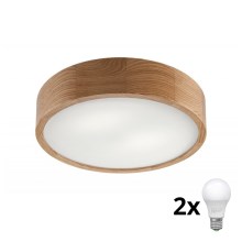 Brilagi - LED loftlampe CARVALHO 2xE27/60W/230V eg diameter 37,5 cm
