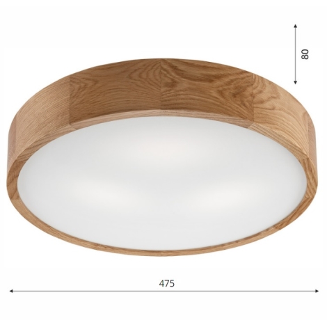 Brilagi - LED loftlampe CARVALHO 3xE27/60W/230V eg diameter 47,5 cm