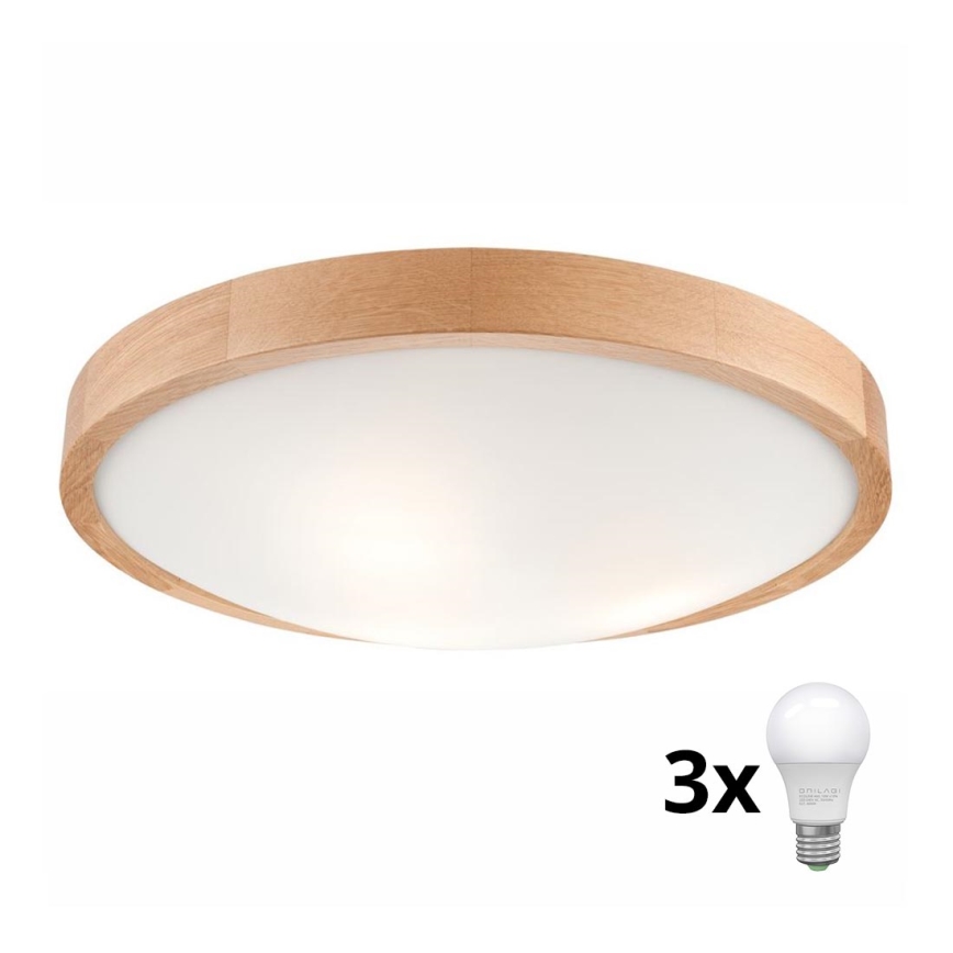 Brilagi - LED loftlampe CARVALHO SLIM 3xE27/60W/230V eg diameter 47 cm