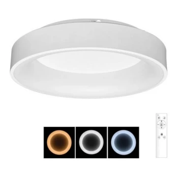 Brilagi - LED loftlampe dæmpbar FALCON LED/80W/230V 3000-6500K diam. 60 cm hvid + fjernbetjening