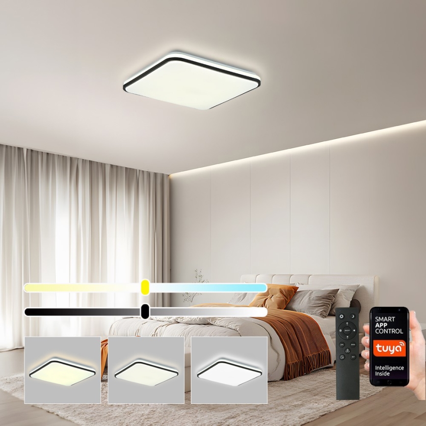 Brilagi - LED loftlampe dæmpbar SMART LED/28W/230V 3000-6000K 40x40 cm Wi-Fi Tuya + fjernbetjening