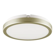 Brilagi - LED loftlampe til badeværelse PERA LED/18W/230V diameter 22 cm IP65 guldfarvet