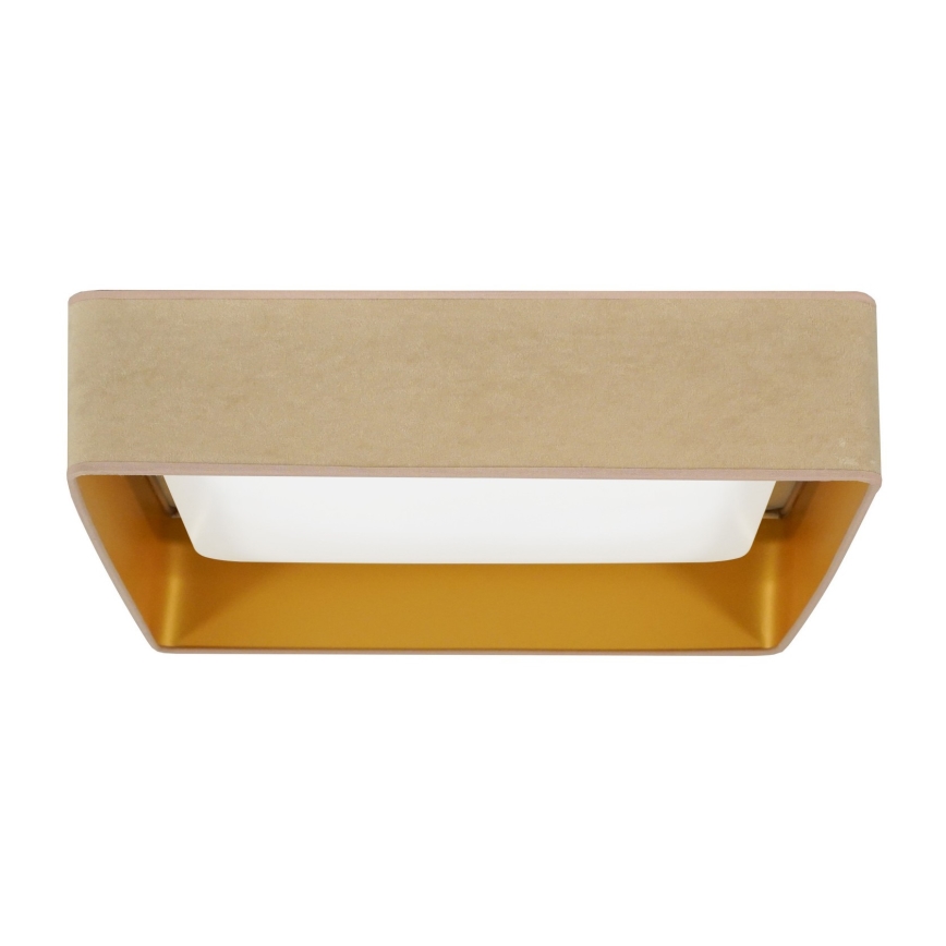 Brilagi - LED loftlampe VELVET SQUARE LED/24W/230V beige