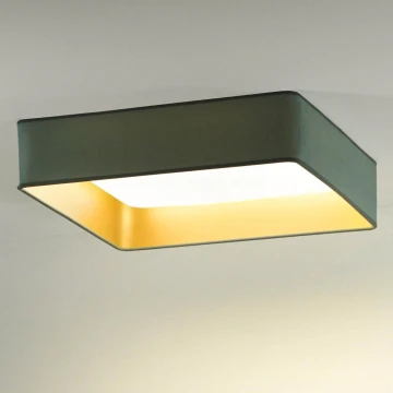 Brilagi - LED loftlampe VELVET SQUARE LED/24W/230V mintgrøn