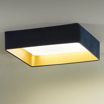 Brilagi - LED loftlampe VELVET SQUARE LED/24W/230V mørkeblå