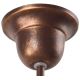 Brilagi - LED Pendel med kædeophæng ANTICO 3xE27/60W/230V bronzefarvet patina