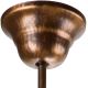 Brilagi - LED Pendel med kædeophæng ANTICO 5xE27/60W/230V bronzefarvet patina