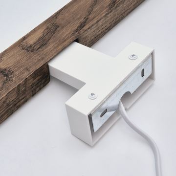 Brilagi - LED spejllampe til badeværelse WOODY MIRROR LED/12W/230V IP44 eg/hvid