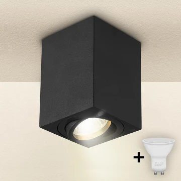 Brilagi - LED Spotlampe MIA 1xGU10/30W/230V 100x80 mm sort