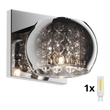 Brilagi - LED Væglampe i krystal JEWEL 1xG9/42W/230V