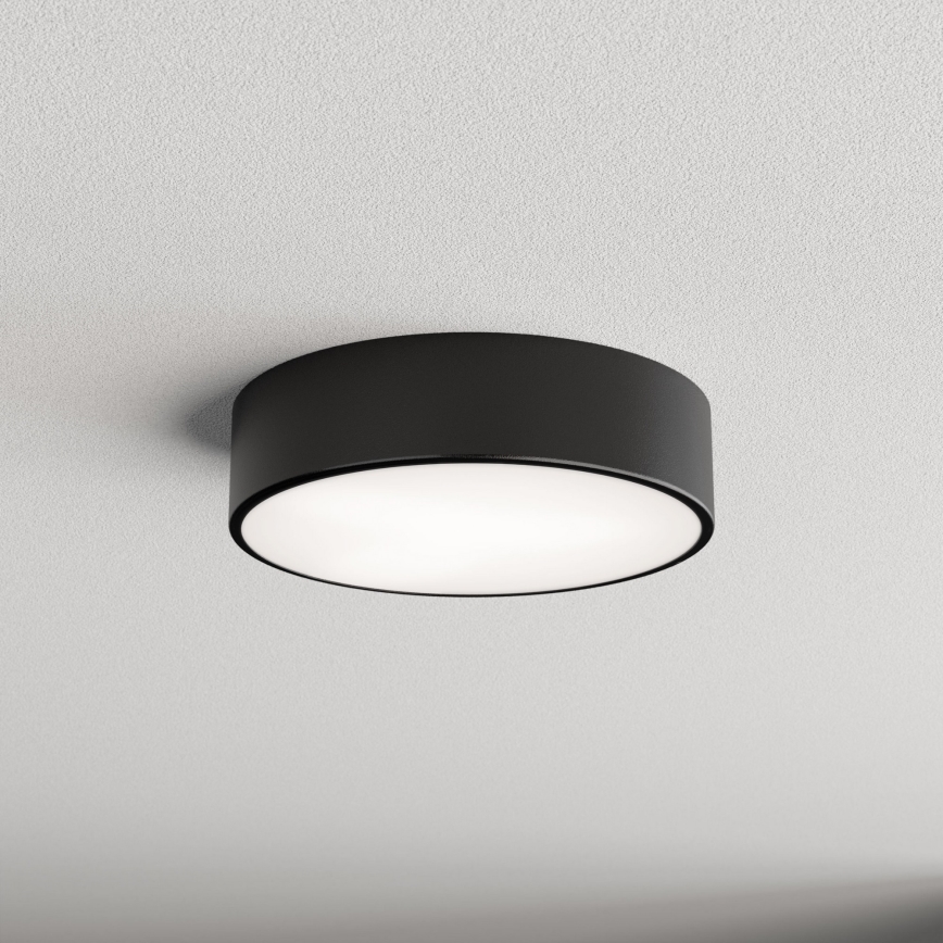 Brilagi - Loftlampe til badeværelse CLARE 2xE27/24W/230V diameter 30 cm sort IP54