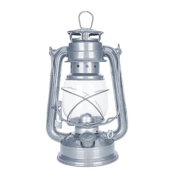 Brilagi - Olielampe LANTERN 24,5 cm sølvfarvet