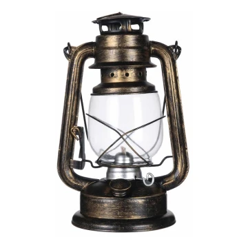 Brilagi - Olielampe LANTERN 28 cm kobberfarvet