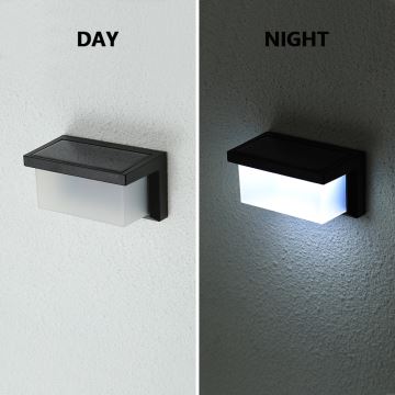 Brilagi - Soldrevet LED væglampe med sensor BRICK LED/12W/5,5V IP65