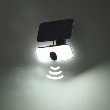 Brilagi - Soldrevet LED væglampe med sensor ROOF LED/13W/5V IP65