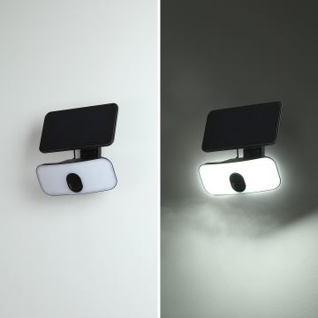 Brilagi - Soldrevet LED væglampe med sensor ROOF LED/13W/5V IP65