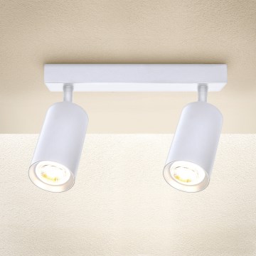 Brilagi - Spotlampe SELE 2xGU10/35W/230V hvid