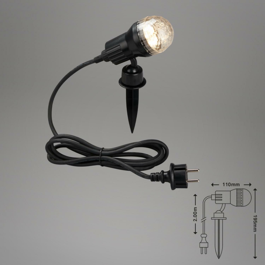 Brilo 3078-015 - LED udendørslampe TERRA 1xGU10/3W/230V IP44