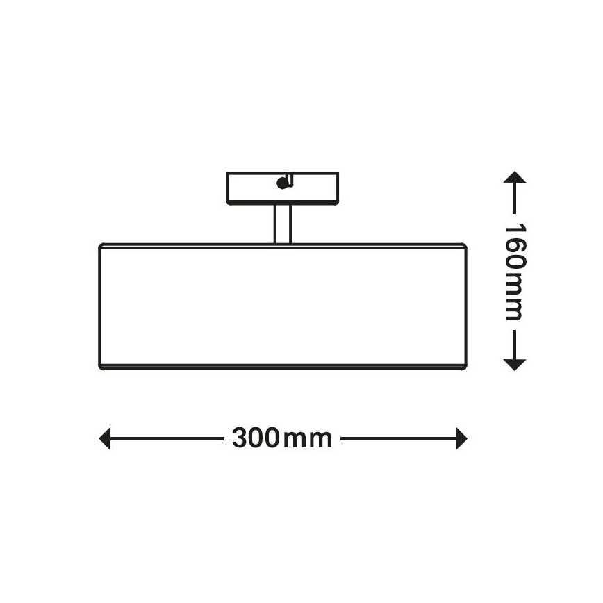 Brilo 3375-026 - Loftlampe 1xE27/40W/230V