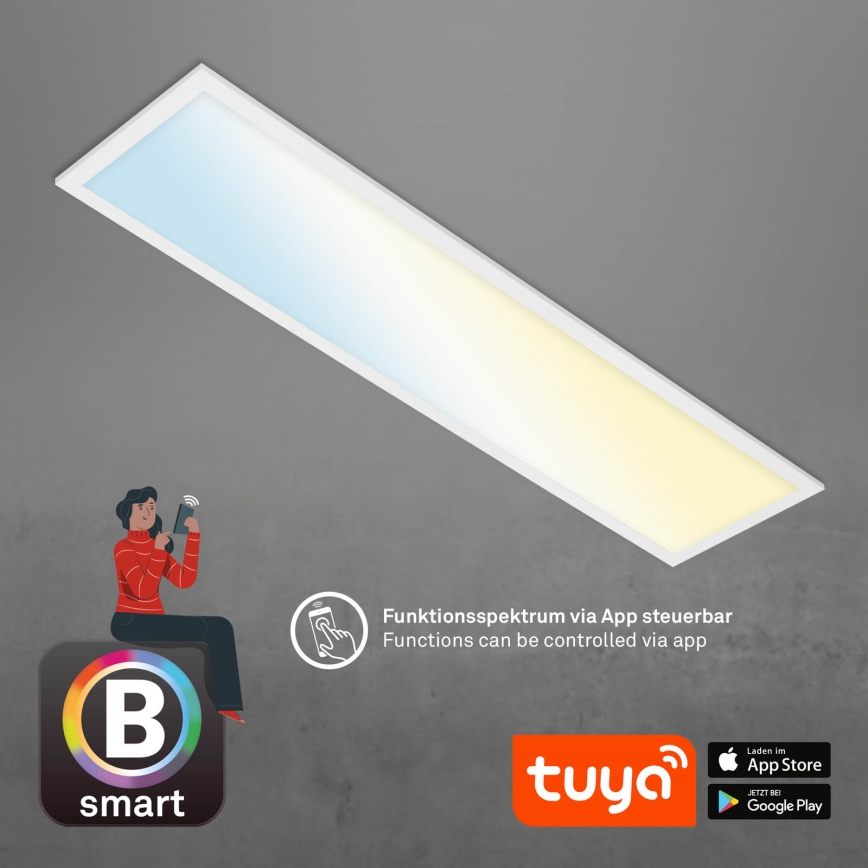 Brilo - LED loftlampe dæmpbar PIATTO LED/28W/230V 3000-6500K Wi-Fi Tuya + fjernbetjening