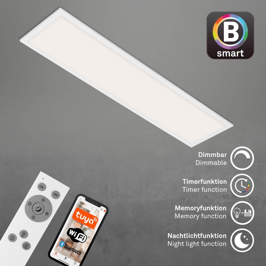 Brilo - LED loftlampe dæmpbar PIATTO LED/28W/230V 3000-6500K Wi-Fi Tuya + fjernbetjening