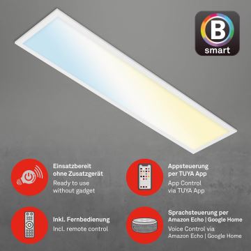 Brilo - LED loftlampe dæmpbar PIATTO LED/28W/230V 3000-6500K Wi-Fi Tuya + fjernbetjening