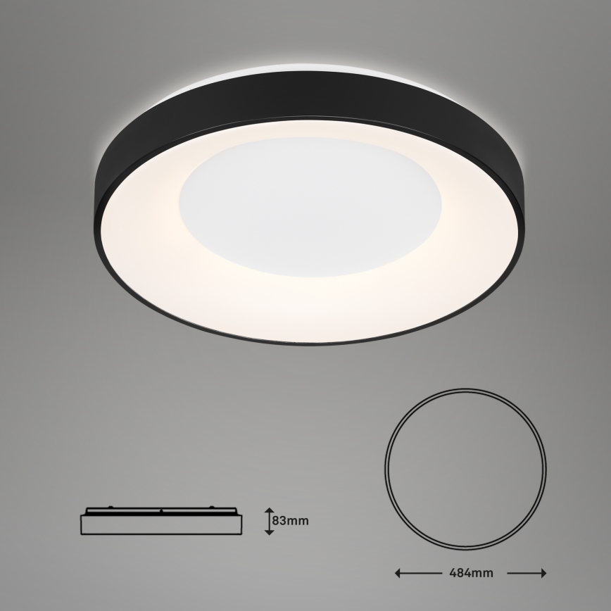 Brilo - LED loftlampe dæmpbar RONDO LED/36W/230V 3000-6500K + fjernbetjening