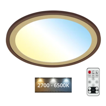 Brilo - LED loftlampe dæmpbar SLIM LED/22W/230V 2700-6500K + fjernbetjening