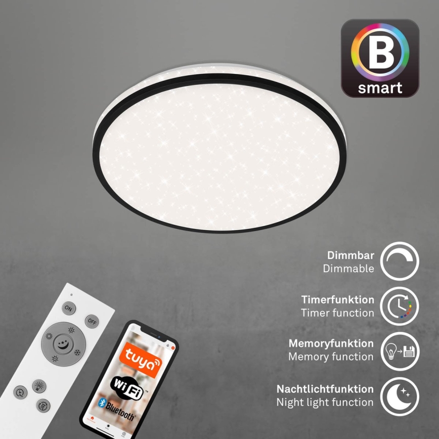 Brilo - LED loftlampe dæmpbar STARRY SKY LED/24W/230V 3000-6500K Wi-Fi Tuya + fjernbetjening