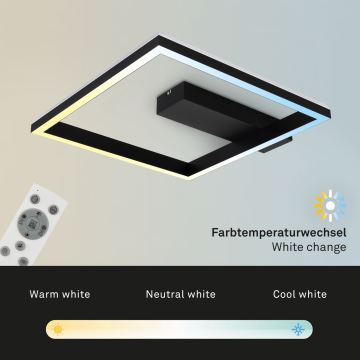 Brilo - LED RGBW Loftlampe dæmpbar FRAME LED/18W/230V 2700-6500K + fjernbetjening