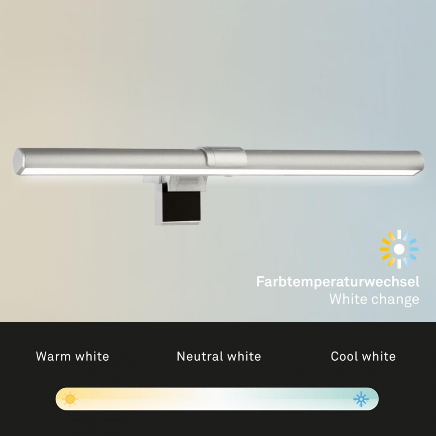 Briloner 2303-014 - LED skærmlampe dæmpbar LED/3,5W/5V 3000/4500/6500K