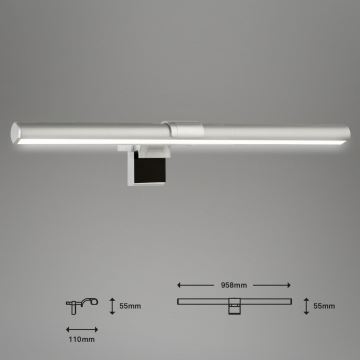 Briloner 2303-014 - LED skærmlampe dæmpbar LED/3,5W/5V 3000/4500/6500K