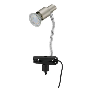 Briloner 2877-012P - LED bordlampe med klemme SIMPLE 1xGU10/3W/230V