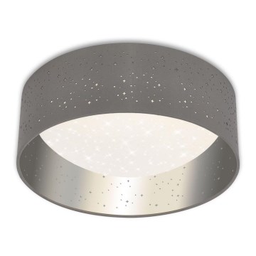 Briloner 3482014 - LED loftlampe MAILA STARRY LED/12W/230V grå/sølvfarvet